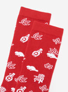 Adult Canada Day Print Sock