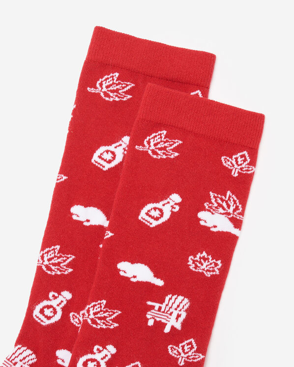 Adult Canada Day Print Sock Adult Canada Day Print Sock
