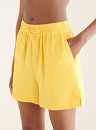 Short 3,5 po en gaze de coton Isla