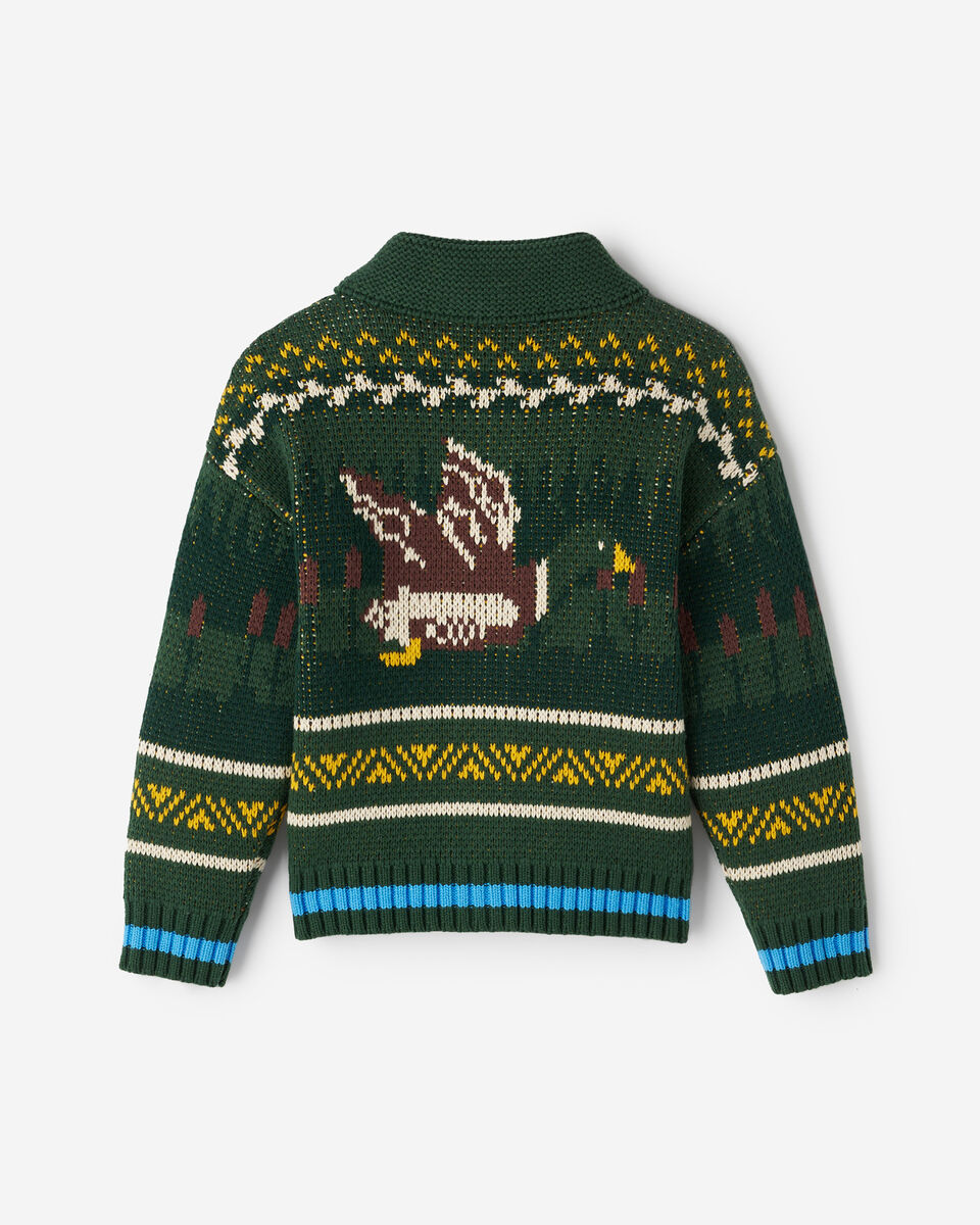 Toddler Cabin Shawl Fair Isle Cardigan