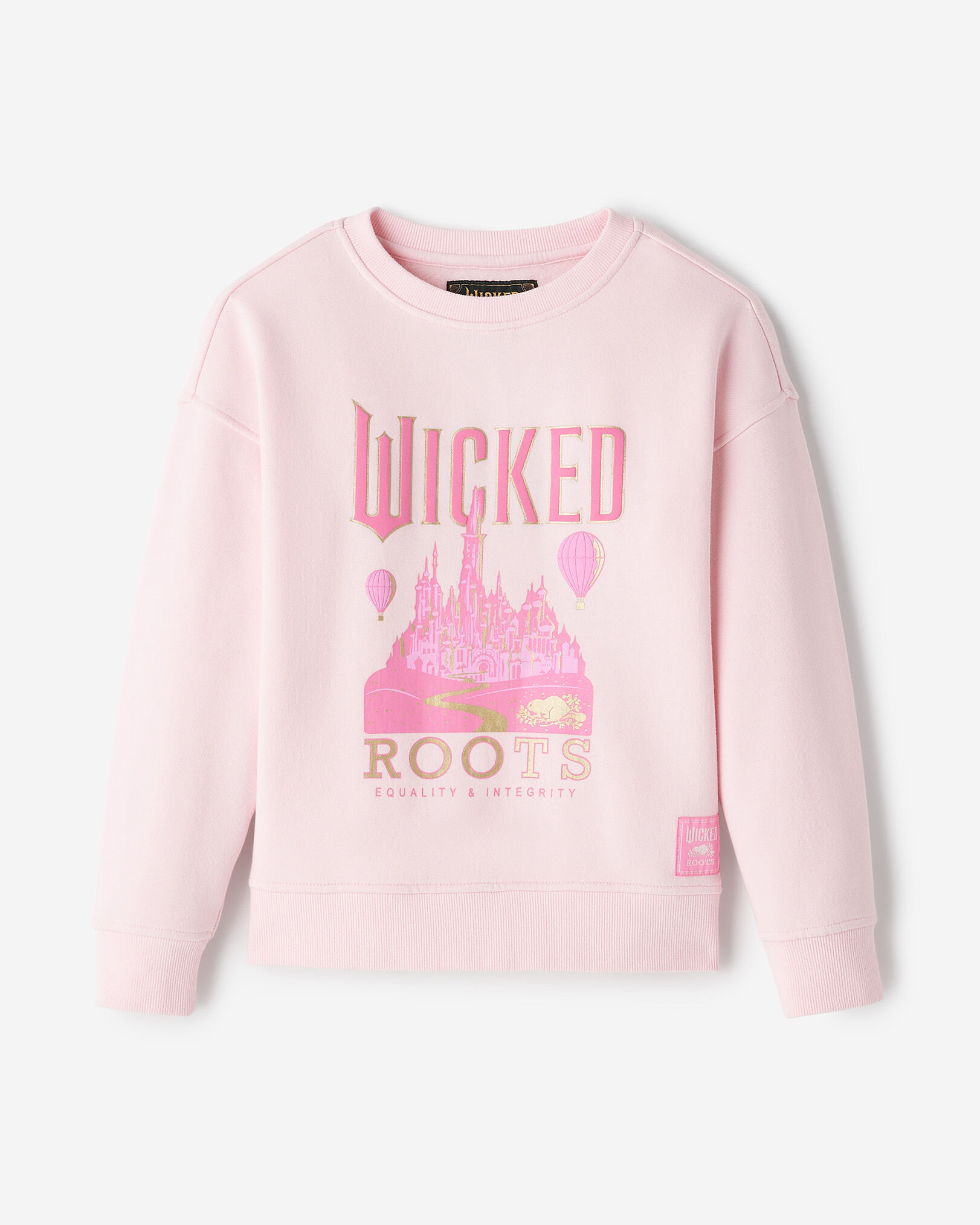 Chandail à col rond Roots X Wicked pour enfants