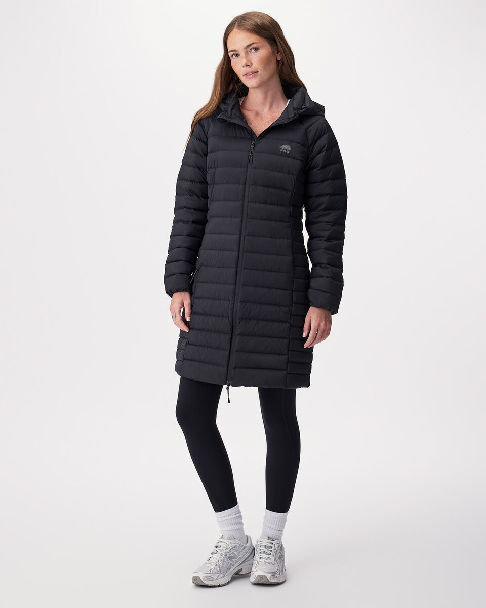 Roots Down Packable Long Jacket