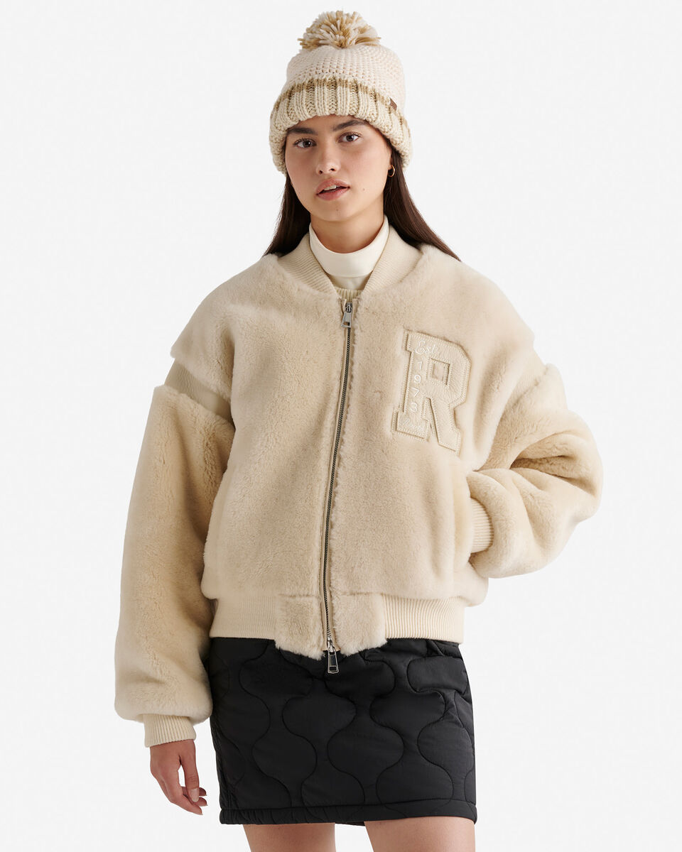 Blouson universitaire en mouton