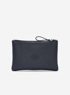 Grande pochette &agrave; glissi&egrave;re en cuir Cervino
