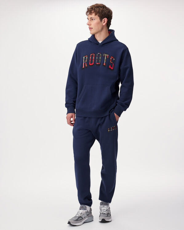 Plaid Applique Sweatpant
