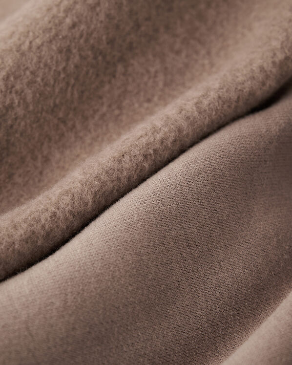 Chandail &agrave; capuchon en molleton nuage