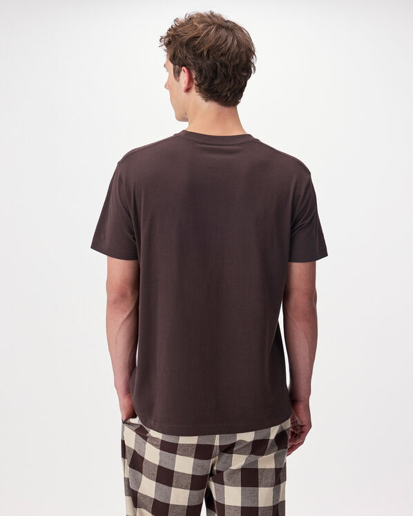 Mens Cooper Plaid Fill T-Shirt