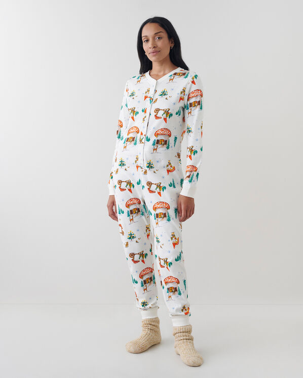 Womens Winter Wonderland Pajama Onesie