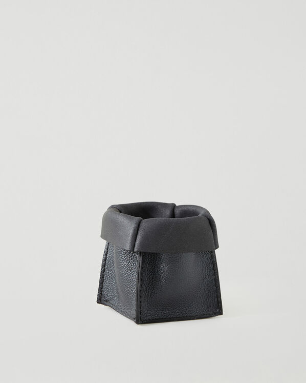 Small Rollover Basket Metallic