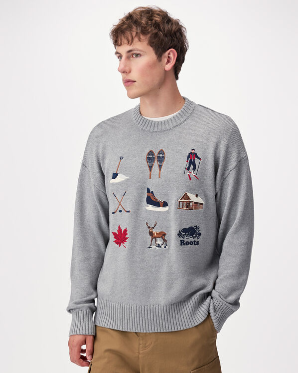 Chandail &agrave; col rond Cabane