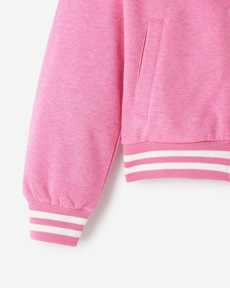 Girls Cooper Sparkle Varsity Jacket