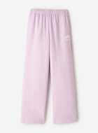 Pantalon molletonn&eacute; en coton biologique &agrave; jambe large Cooper 