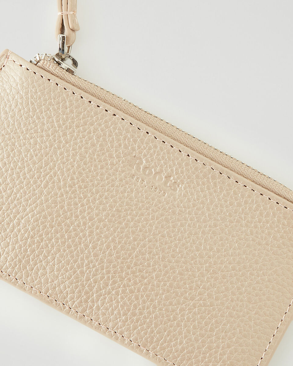 Zip Around Clutch Metallic