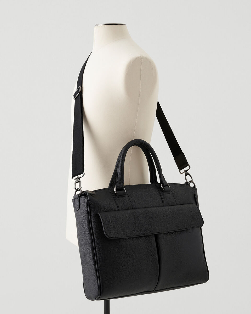 Sac utilitaire à bandoulière en cuir Cervino
