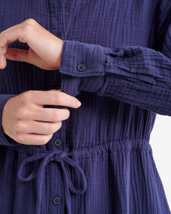 Isla Cotton Gauze Shirt Dress