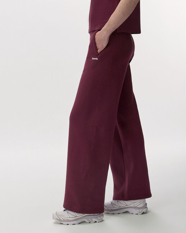 Pantalon en molleton Nuage &agrave; jambe droite