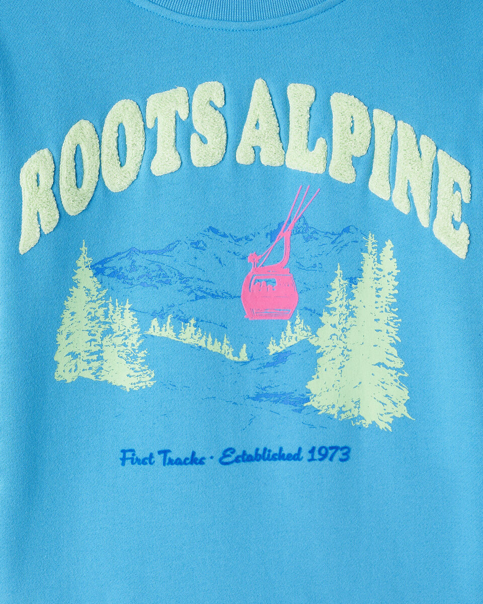 Kids Alpine Landscape Crew Sweatshirt