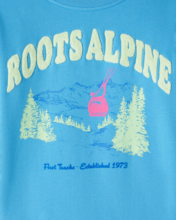 Kids Alpine Landscape Crew Sweatshirt
