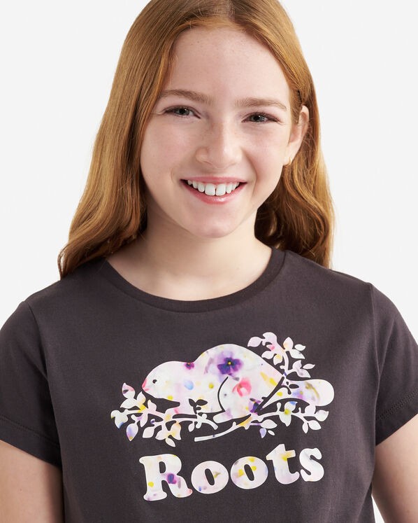 T-shirt ajust&eacute; &agrave; motif floral pour enfants