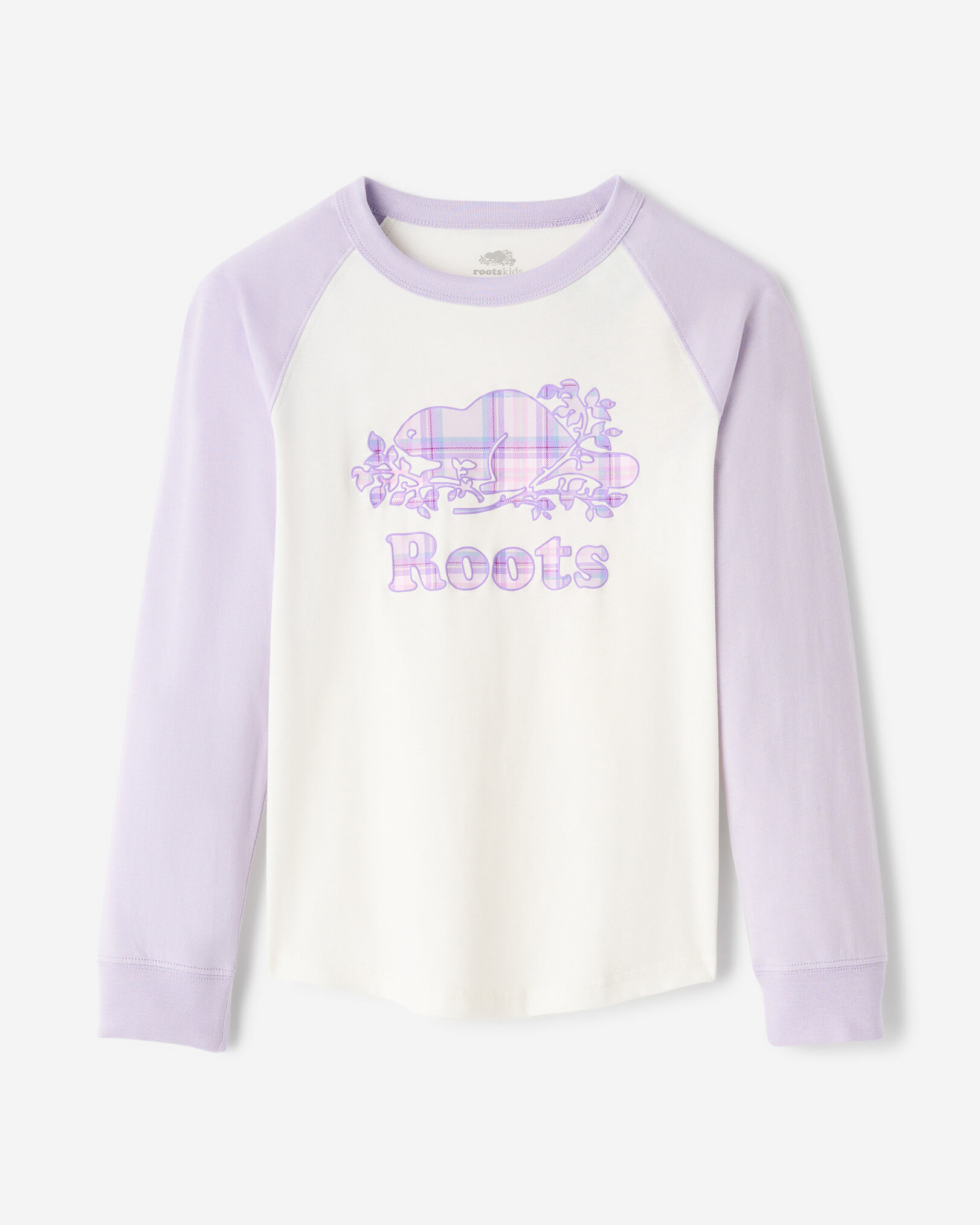 Kids Plaid Baseball T-Shirt