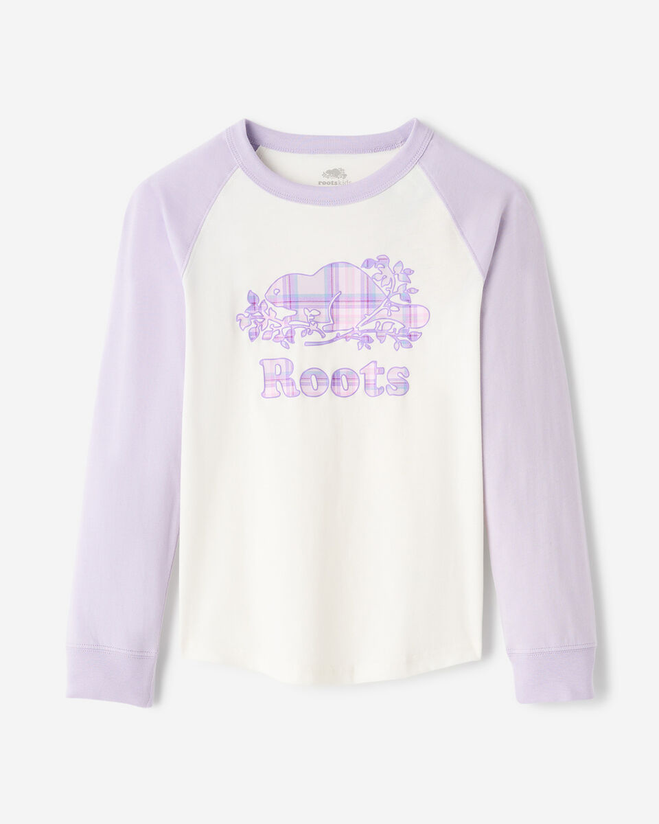 Kids Plaid Baseball T-Shirt