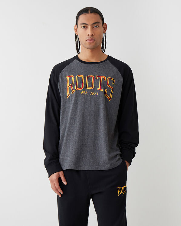 Mens Park Plaid Long Sleeve T-Shirt