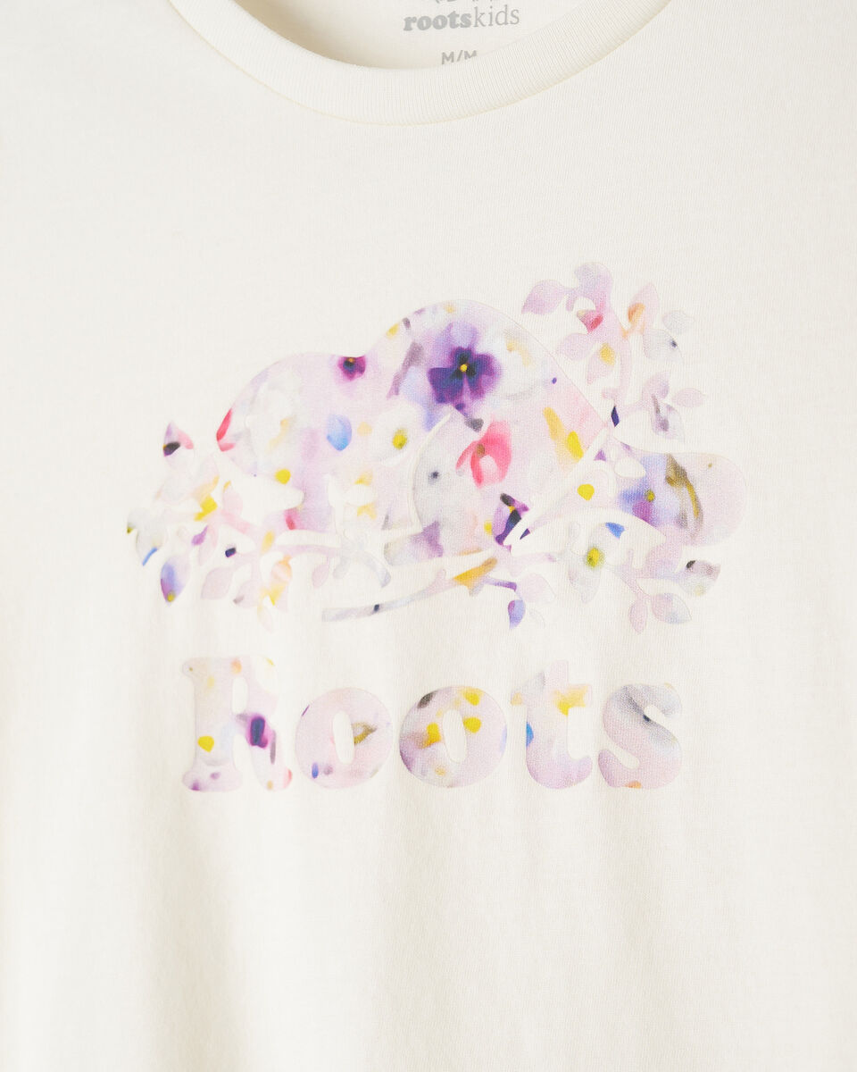 T-shirt ajust&eacute; &agrave; motif floral pour enfants
