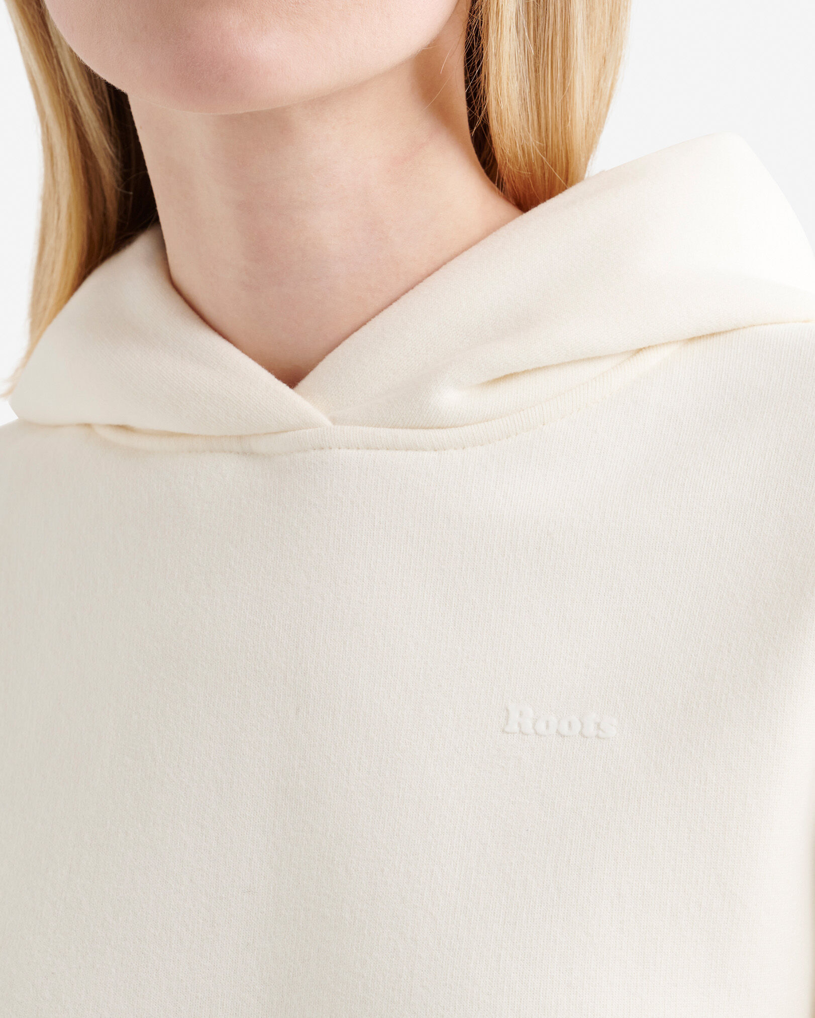 Chandail à capuchon en molleton nuage