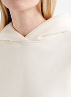 Chandail &agrave; capuchon en molleton nuage