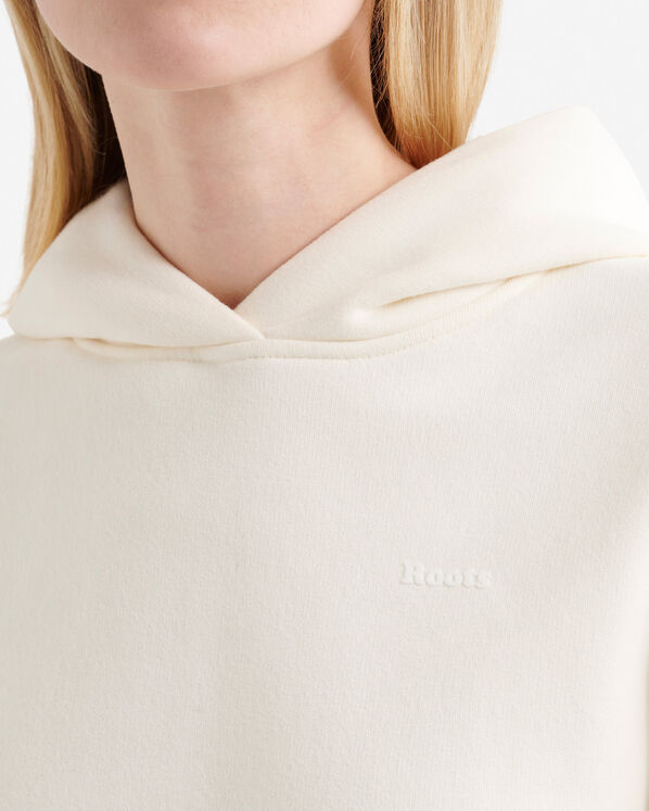 Chandail &agrave; capuchon en molleton nuage