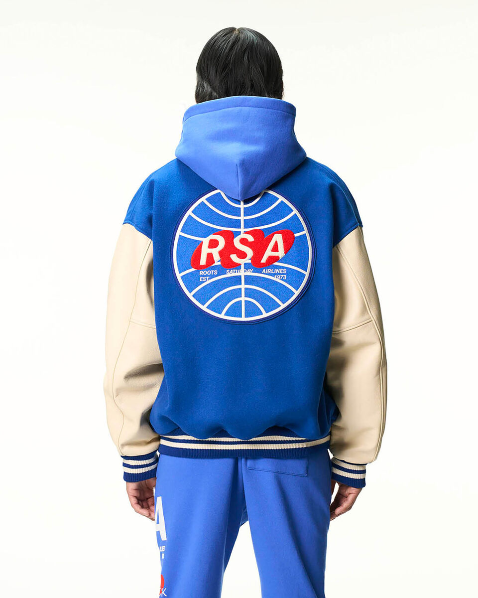 Blouson universitaire Roots X Mr. Saturday