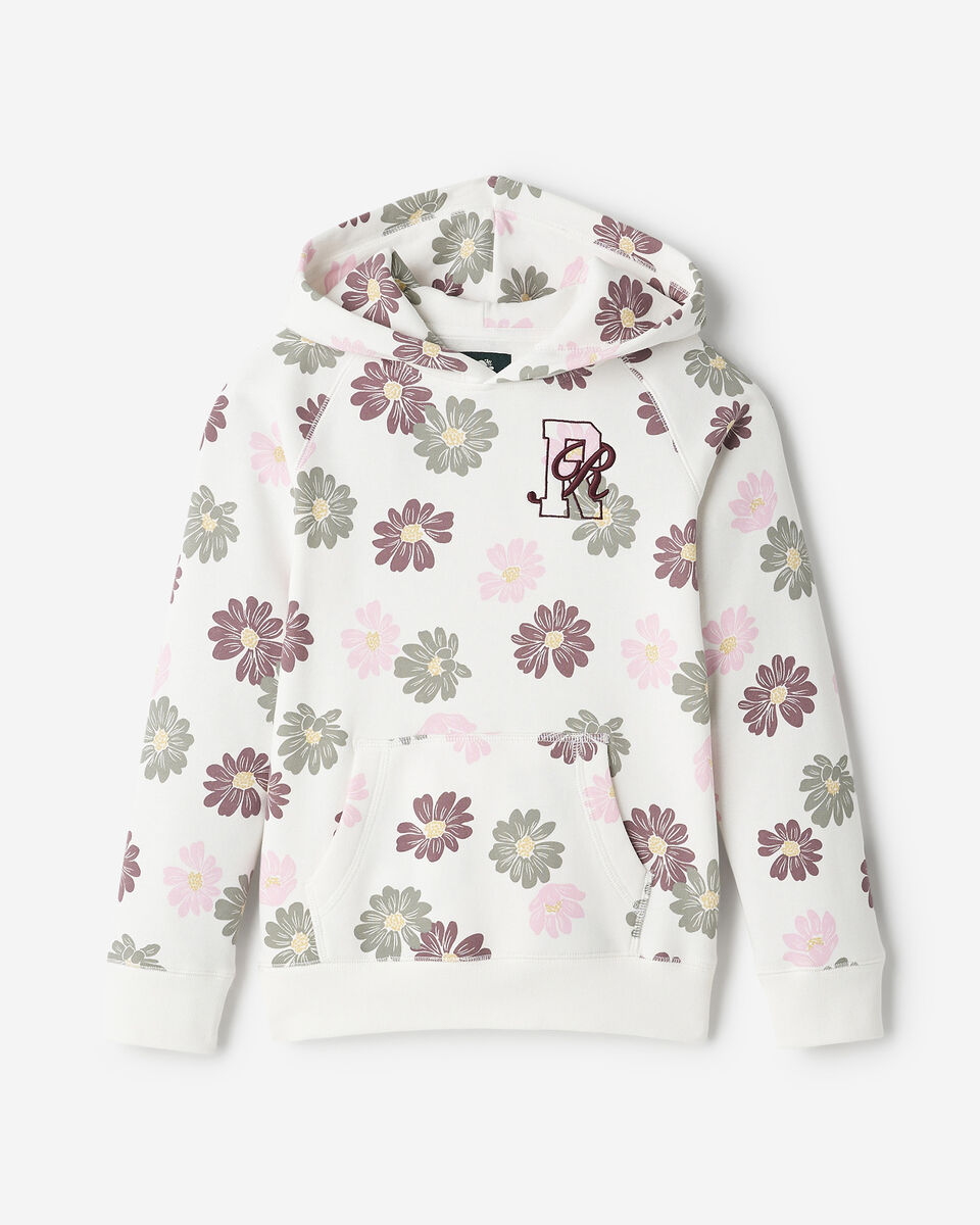 Kids Roots Academy Floral Hoodie