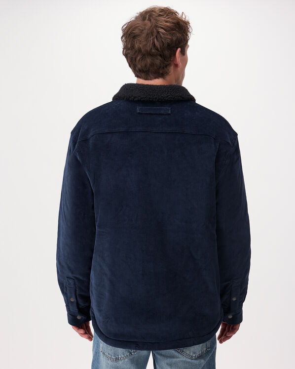 Cord Shearling Fleece Lined Jacket
