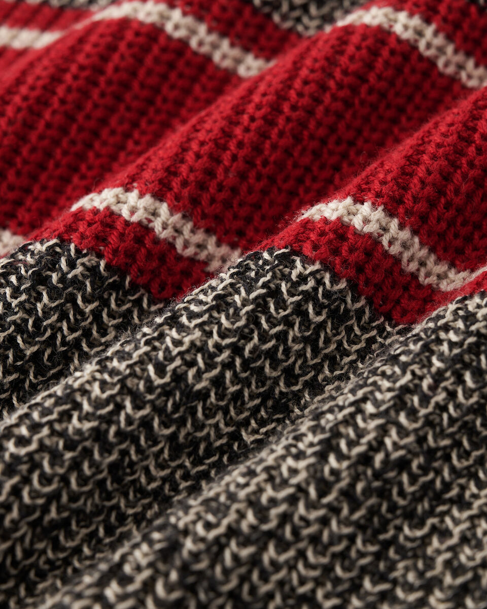 Cabin Stripe Shaker Crew Sweater