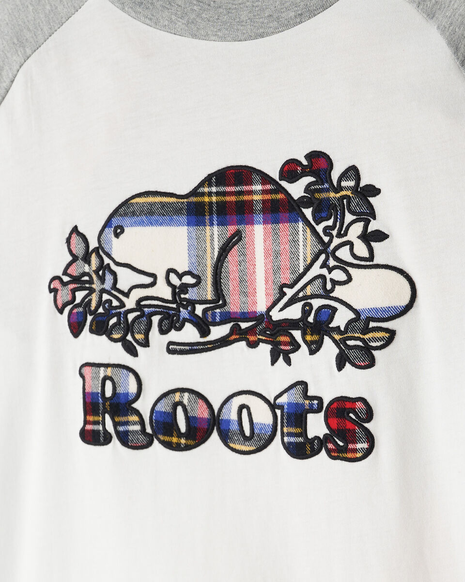T-shirt manches longues à carreaux Inglenook pour femmes