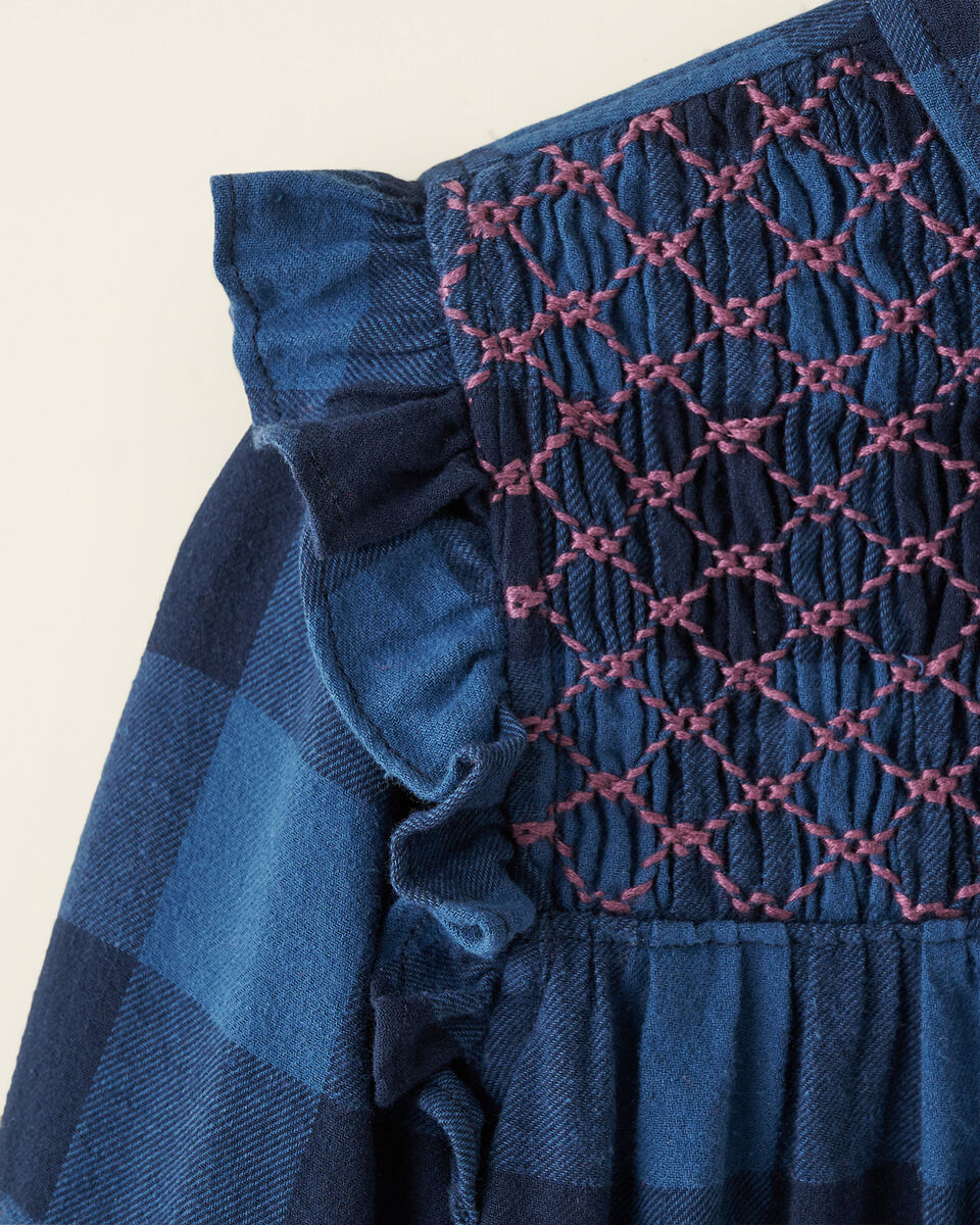 Girls Park Plaid Dress