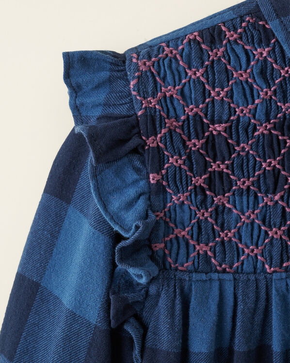 Girls Park Plaid Dress