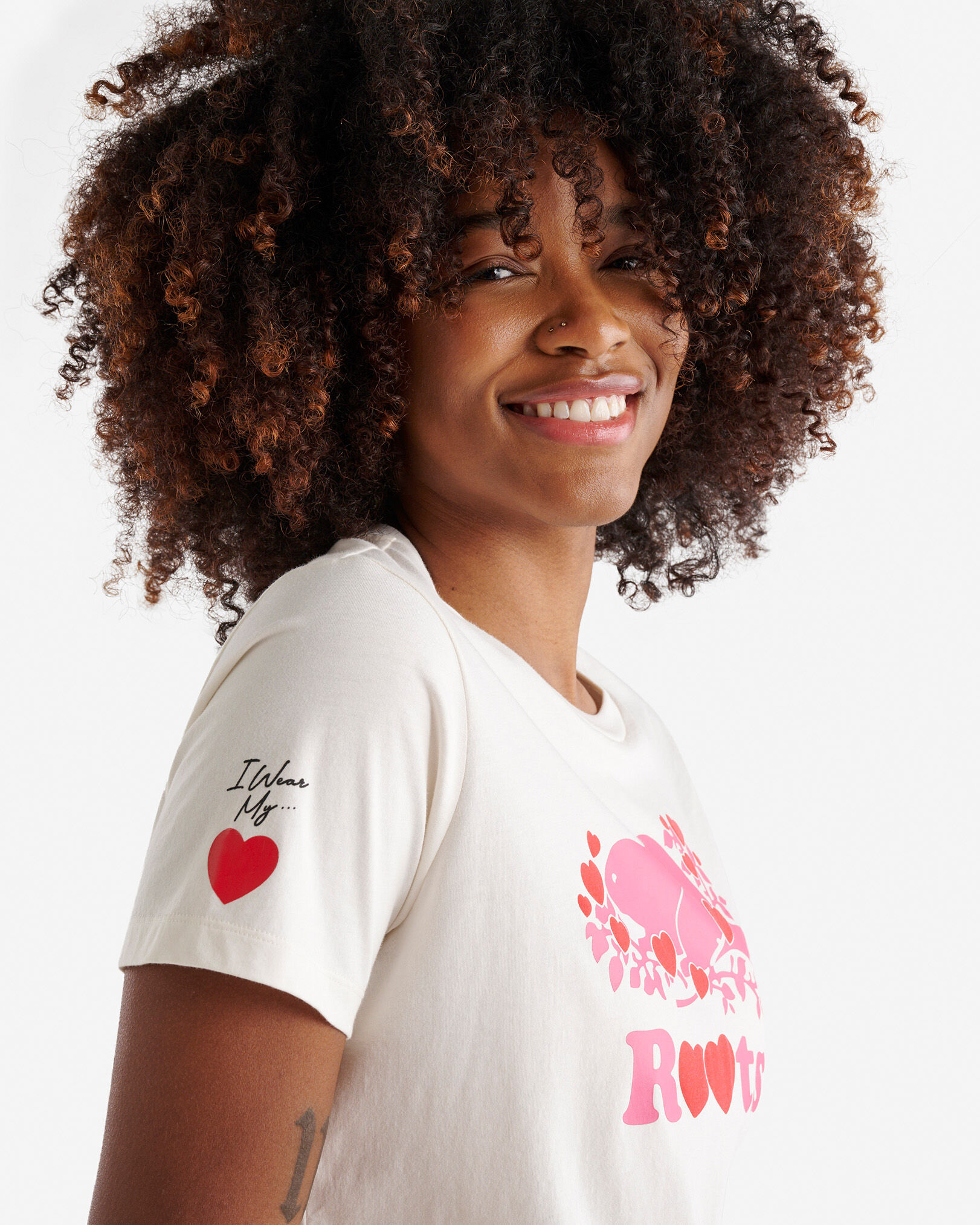 T-shirt Castor Amour pour femme