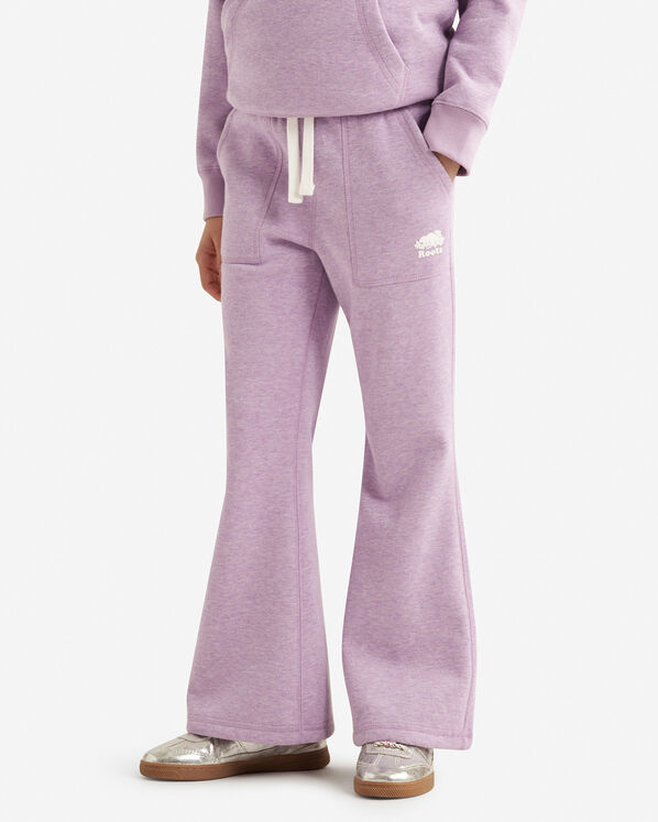 Girls Cooper Flare Sparkle Sweatpant Girls Cooper Flare Sparkle Sweatpant