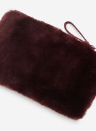 Shearling Medium Zip Pouch