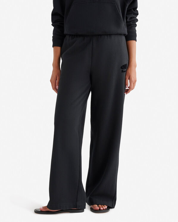 Pantalon à jambe large en molleton de coton bio Cooper