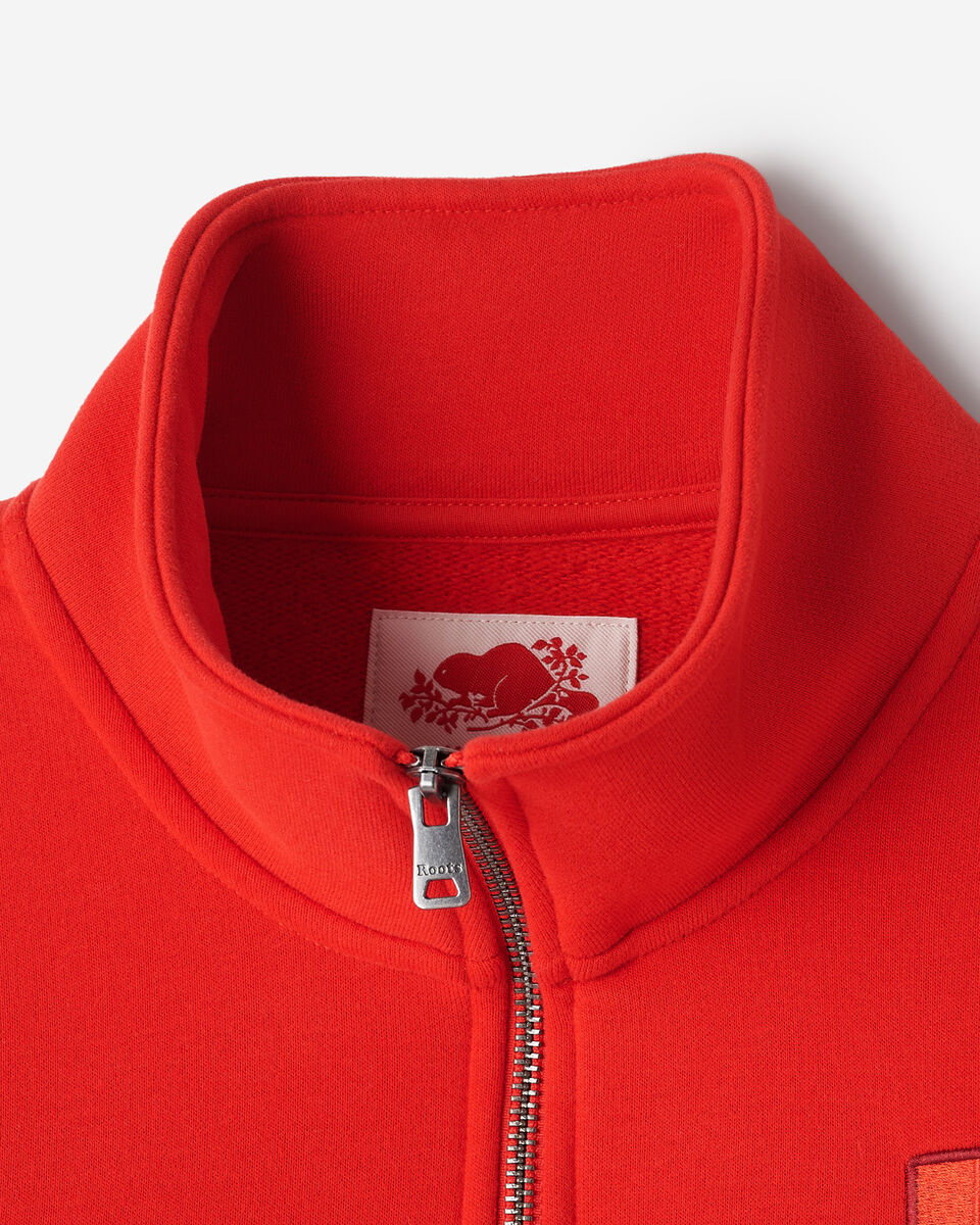 Chandail &agrave; glissi&egrave;re un quart Canada Roots