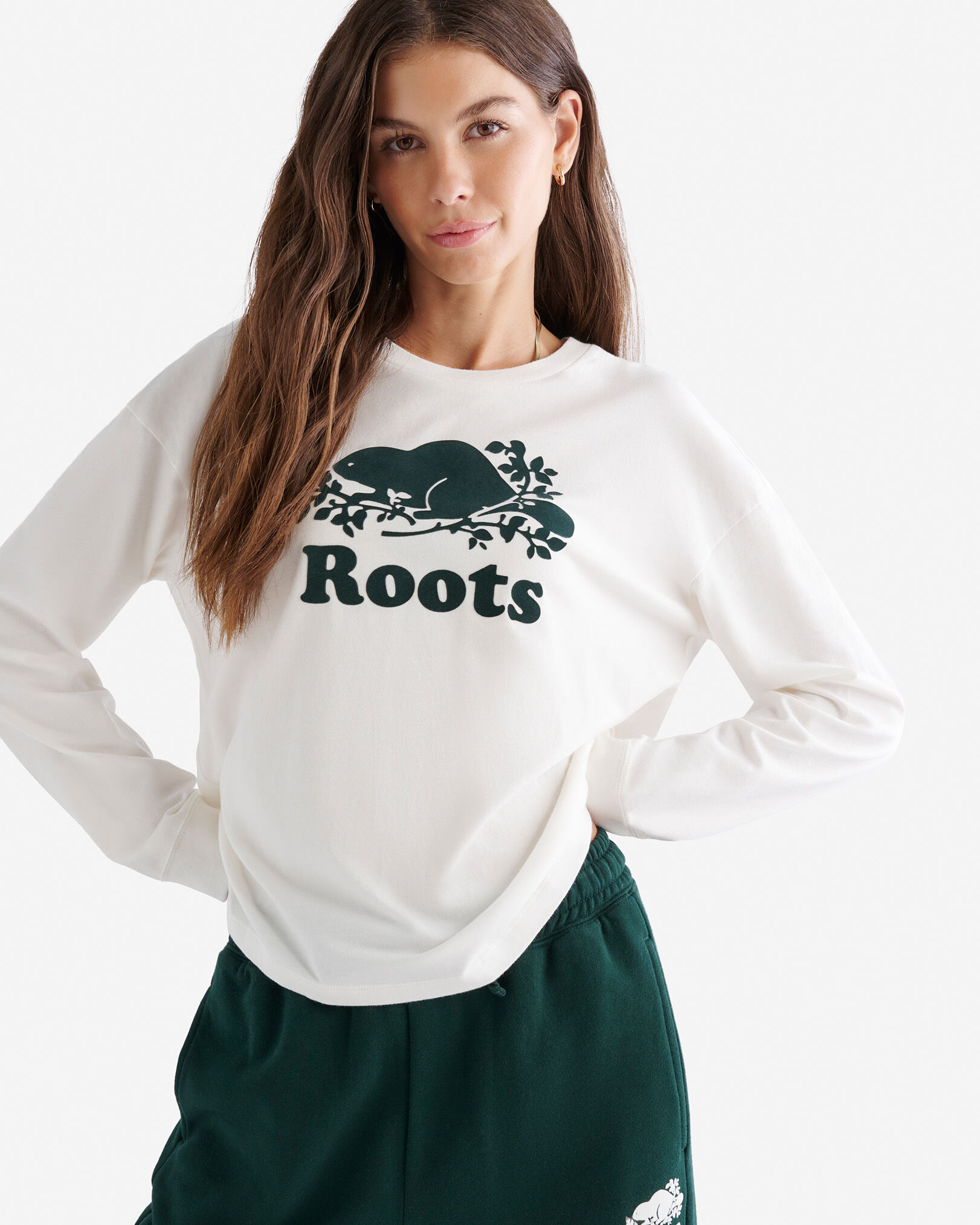 Womens Organic Cooper Long Sleeve T-shirt