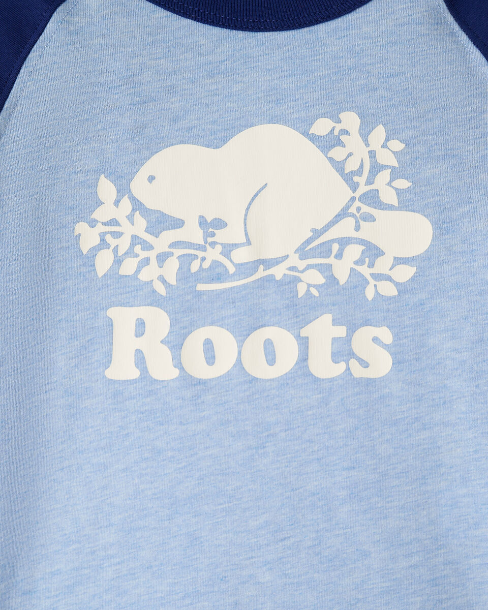 T-shirt style baseball Cooper en coton bio pour tout-petits