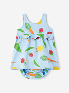 Baby Garden Print Babydoll Dress