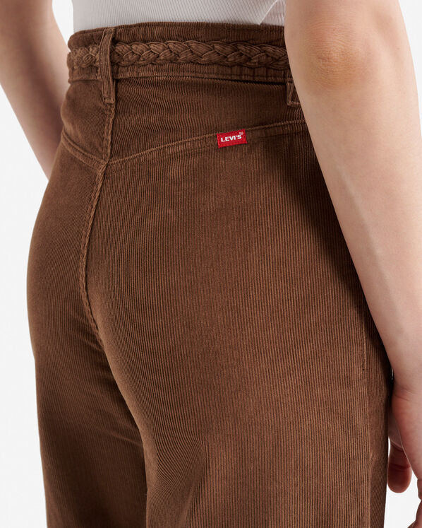Jean à jambe large et taille haute tressée Levi's pour femme  Jean à jambe large et taille haute tressée Levi's pour femme
