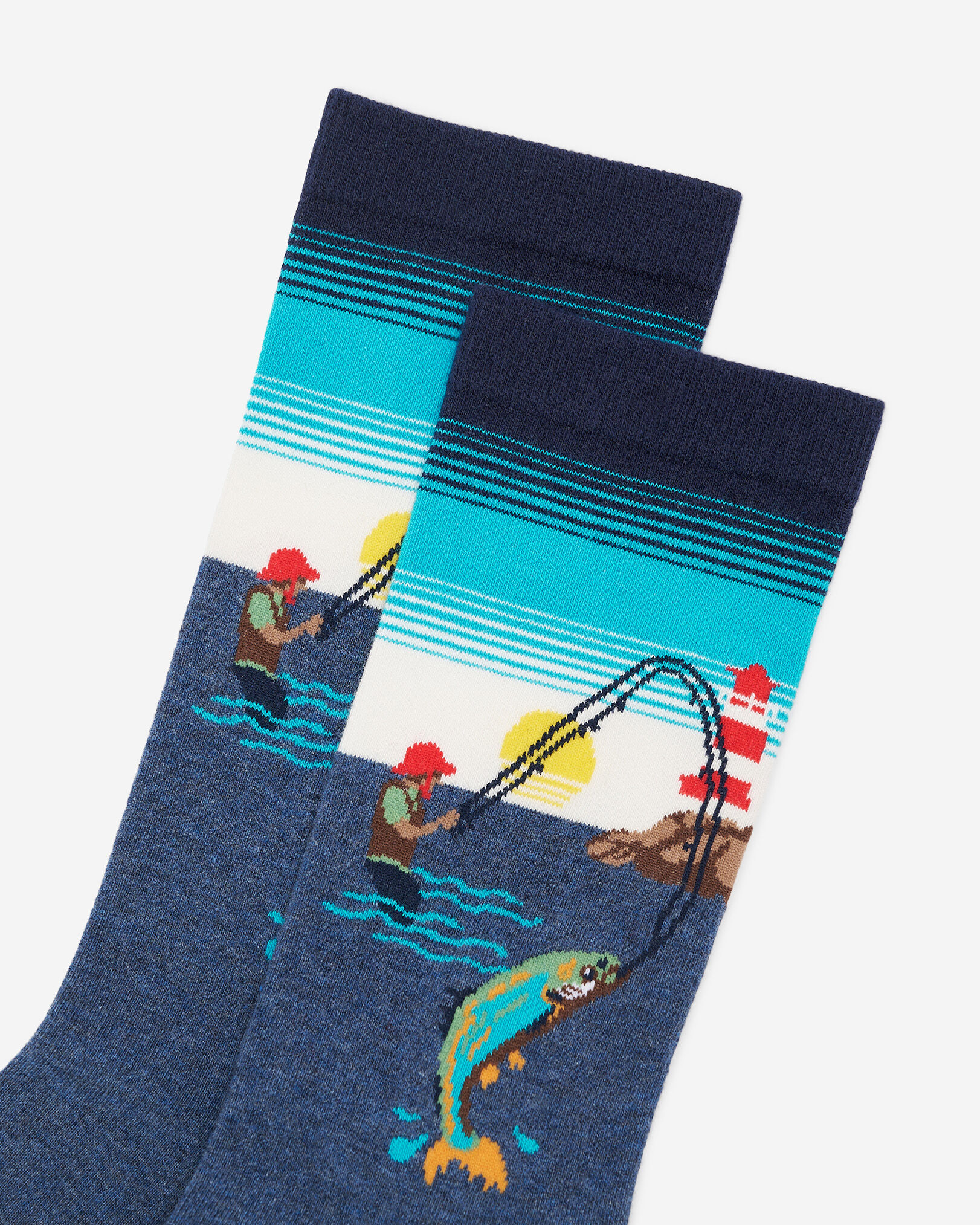 Chaussettes imprimées Beaver Canoe pour adultes