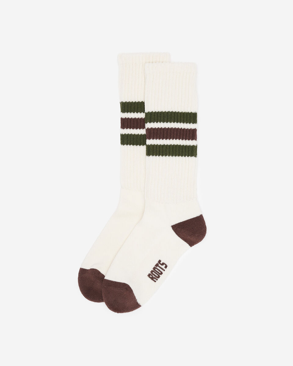 Chaussettes c&ocirc;tel&eacute;es Roots Academy pour adultes