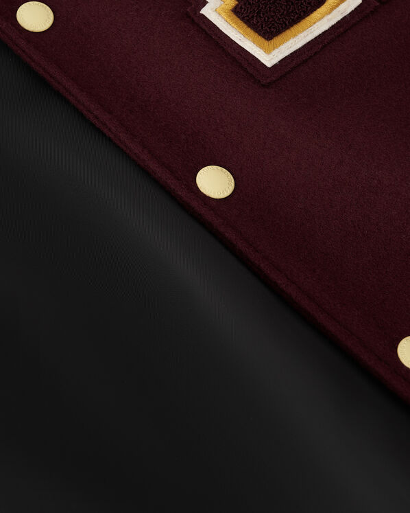 Blouson universitaire rétro pour homme