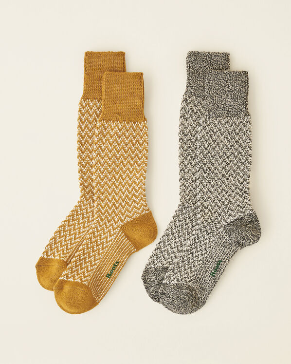 Adult Herringbone Sock 2 Pack
